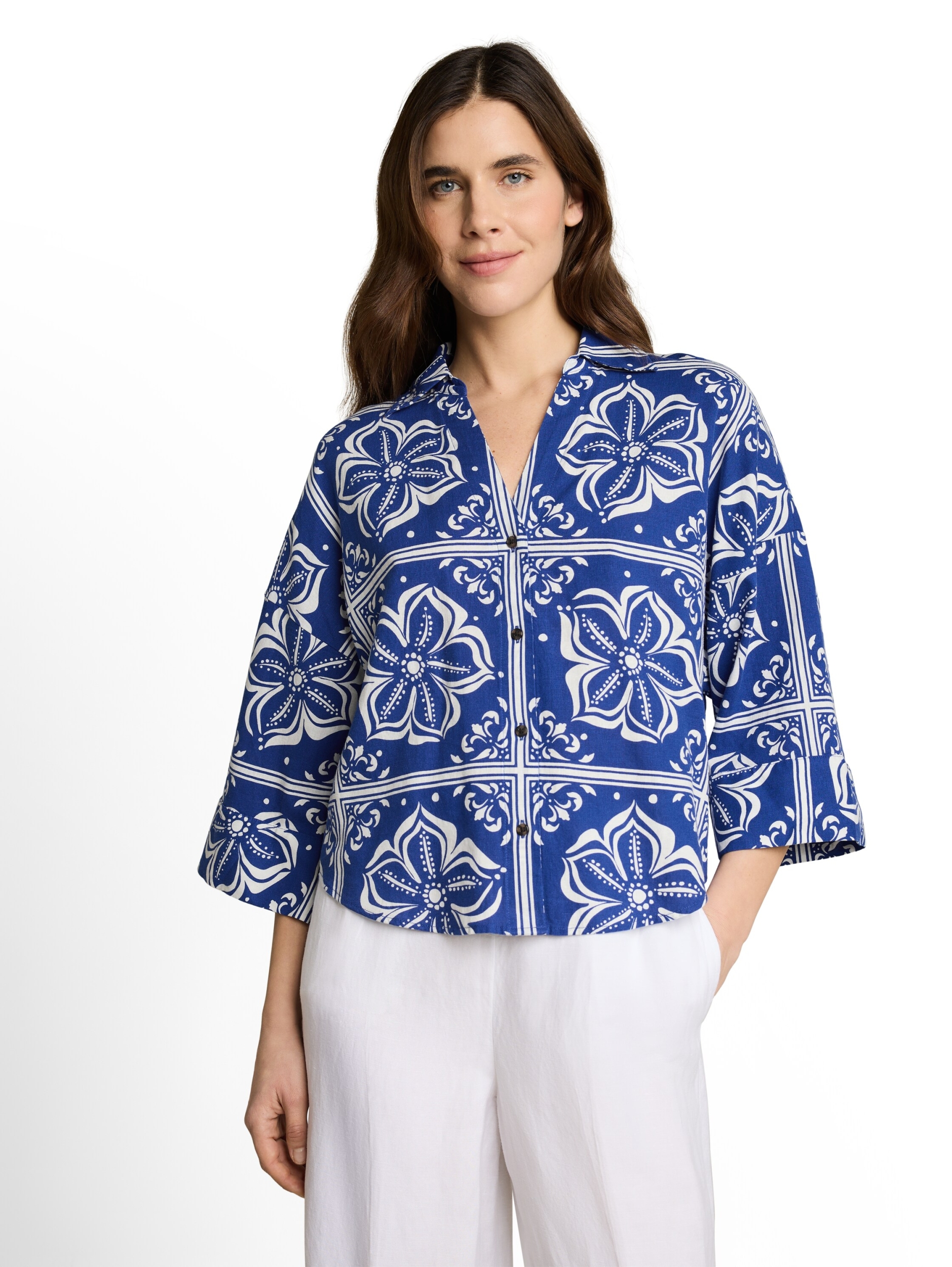 blouse loose fit with linen #5