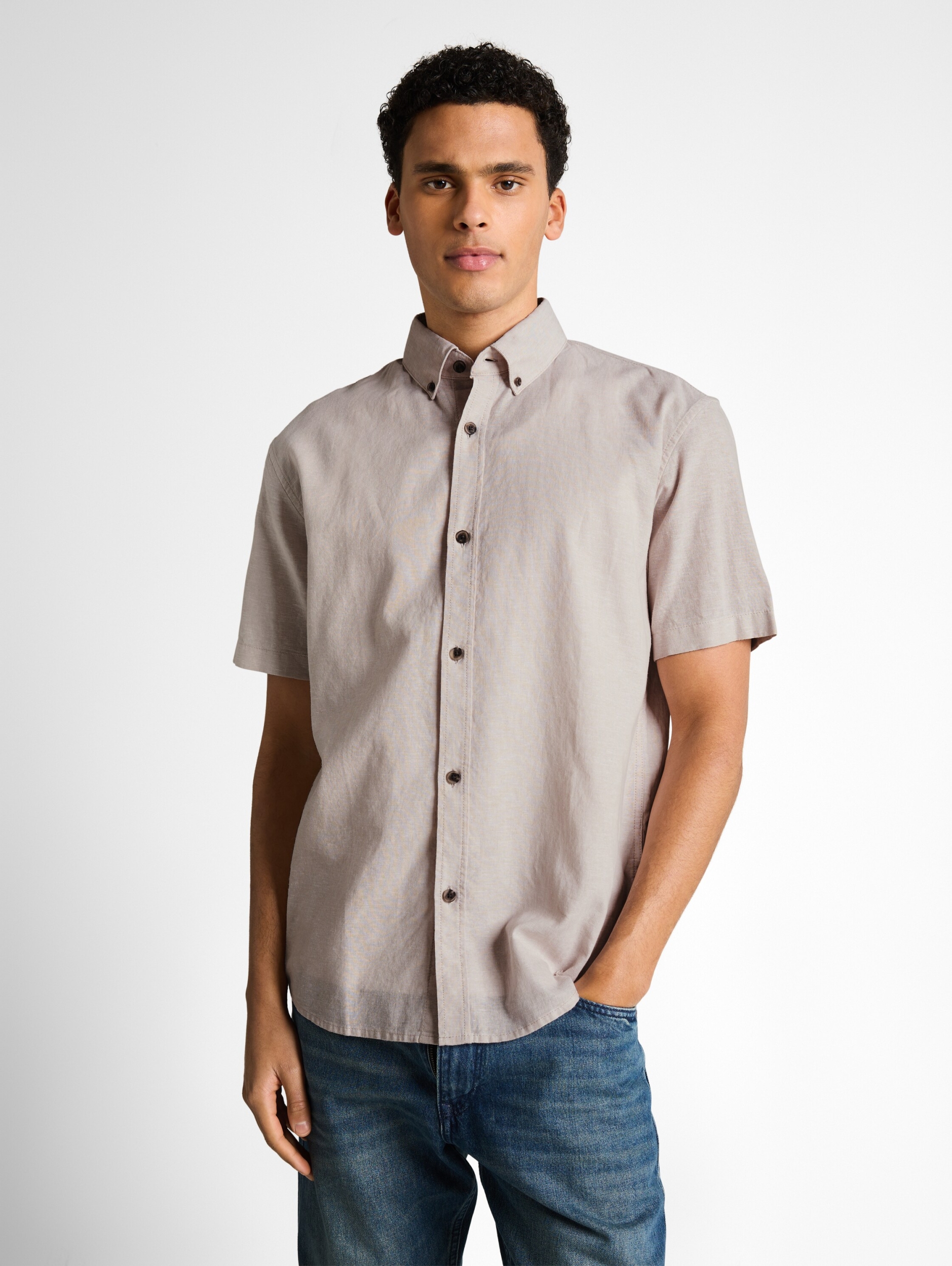 relaxed cotton linen shirt #6