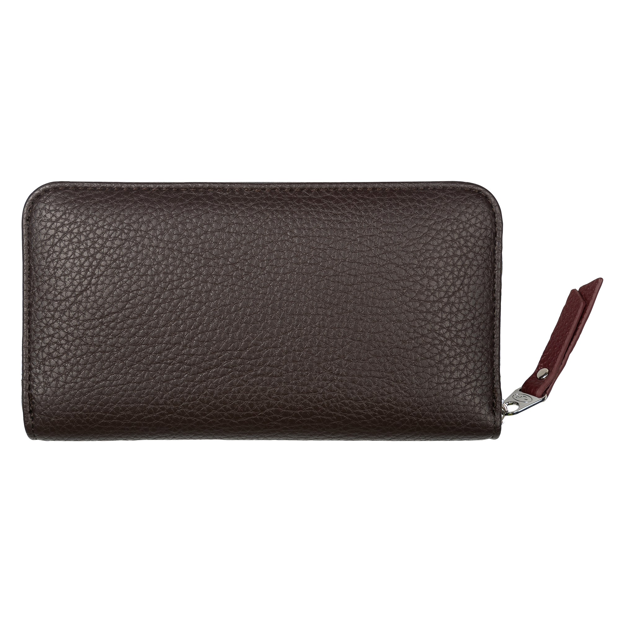 Ellen, Long zip wallet, dark brown #2