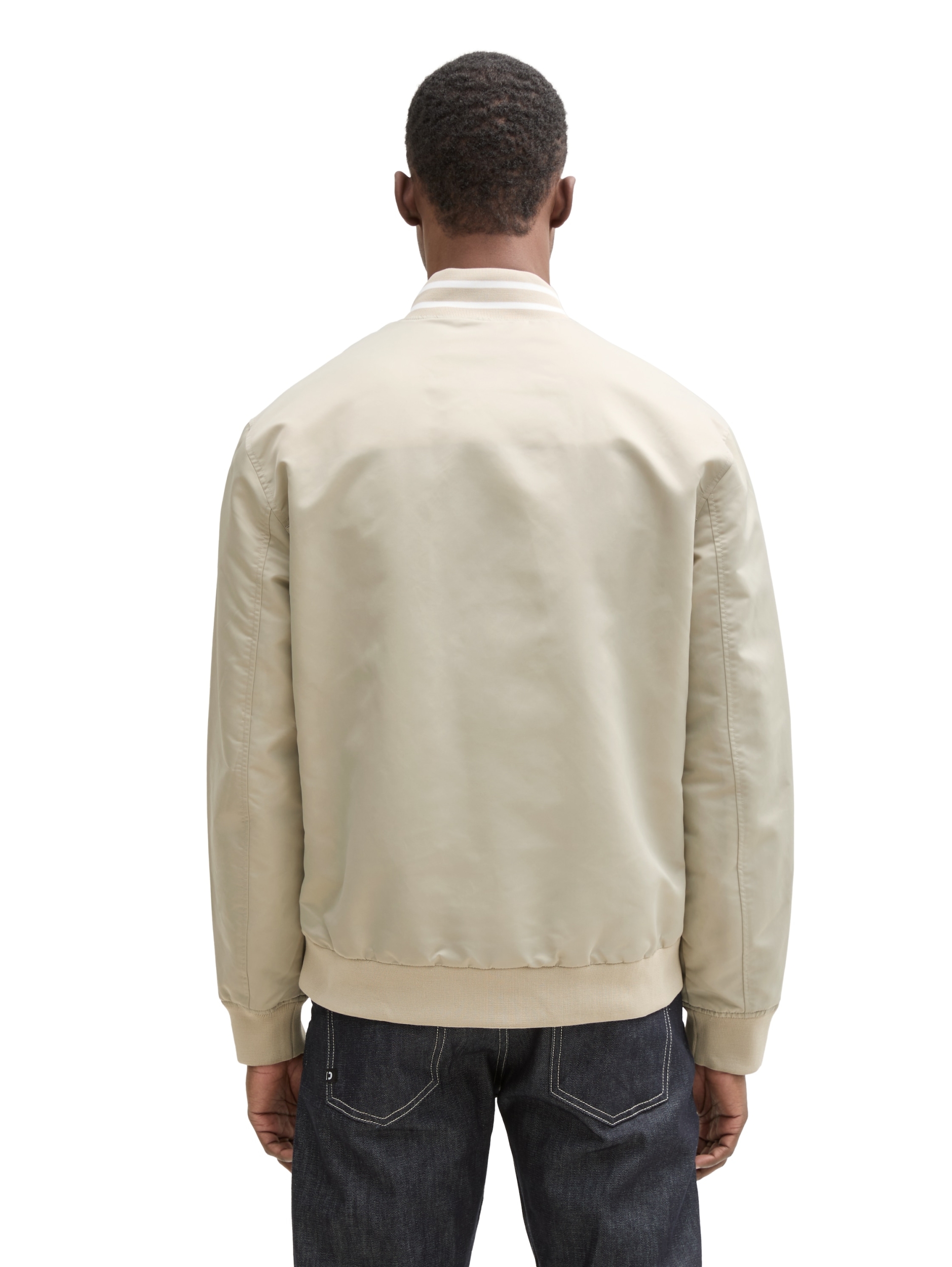 College Bomberjacke mit Logo-Stickerei #4