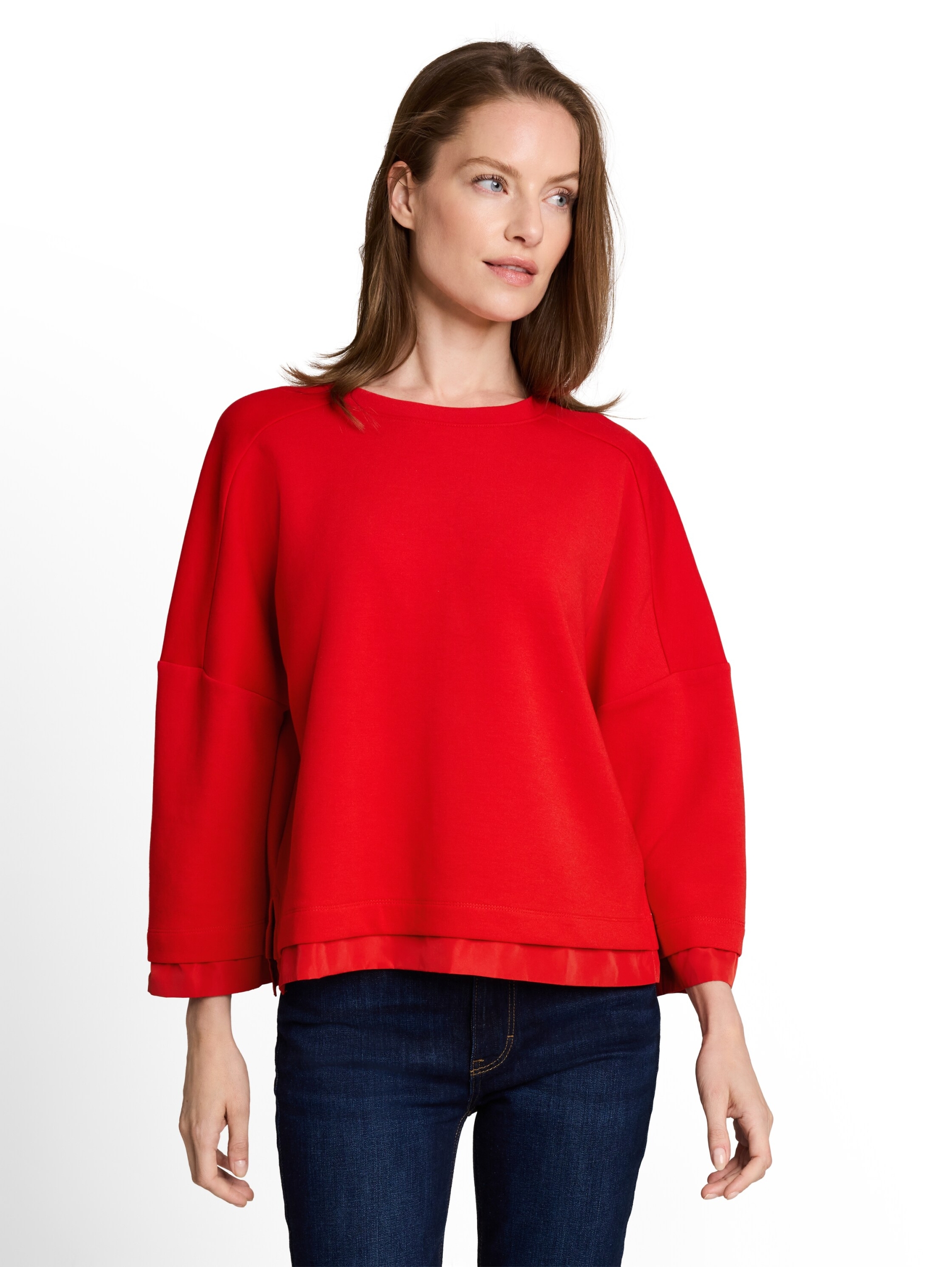 Sweatshirt boxy shape nylon de #5