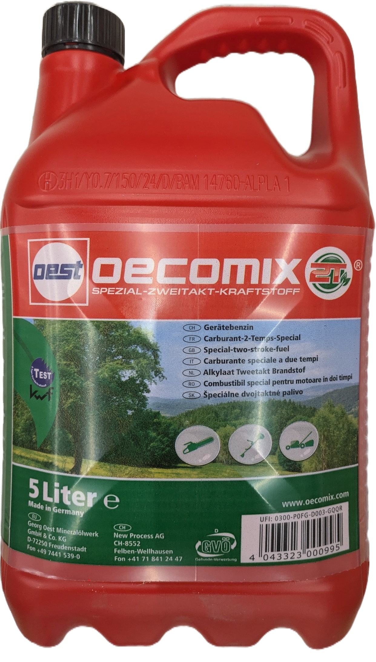 Oest Oecomiox 2 T  5 Ltr. Sonderkraftstoff