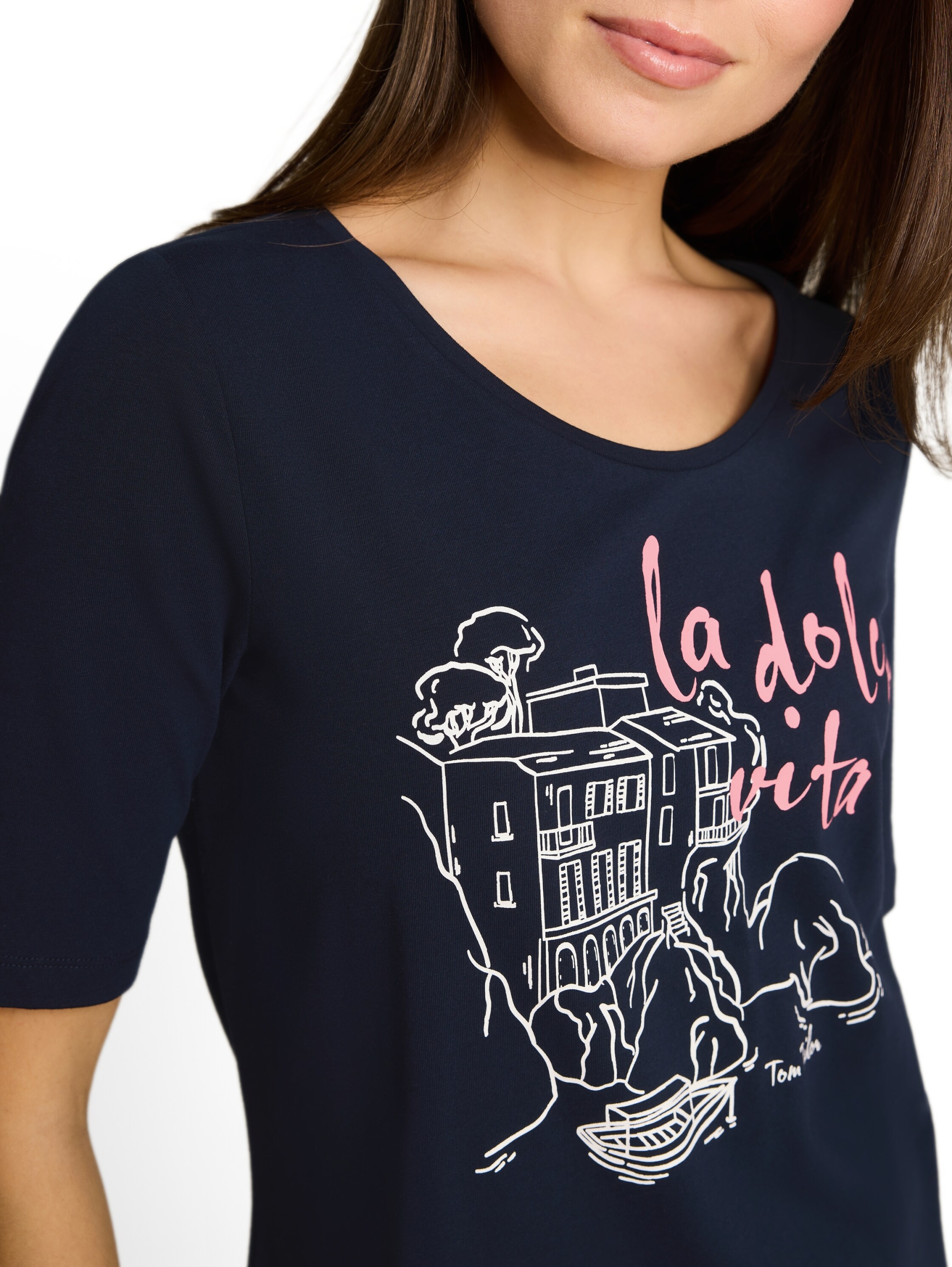 T-shirt crew neck with print #6