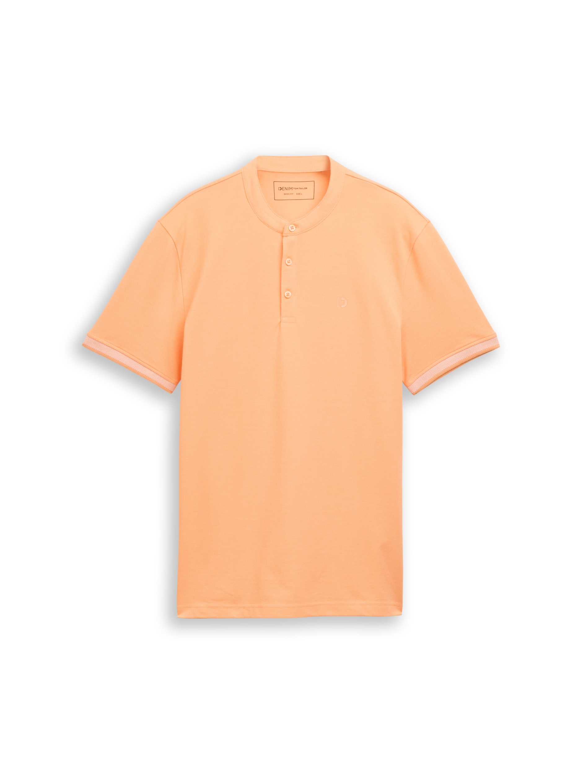 stand up collar two tone polo #1
