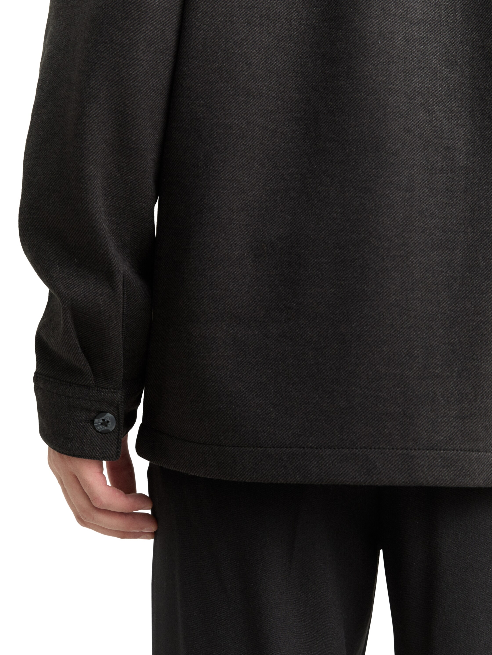 brushed twill overshirt #5