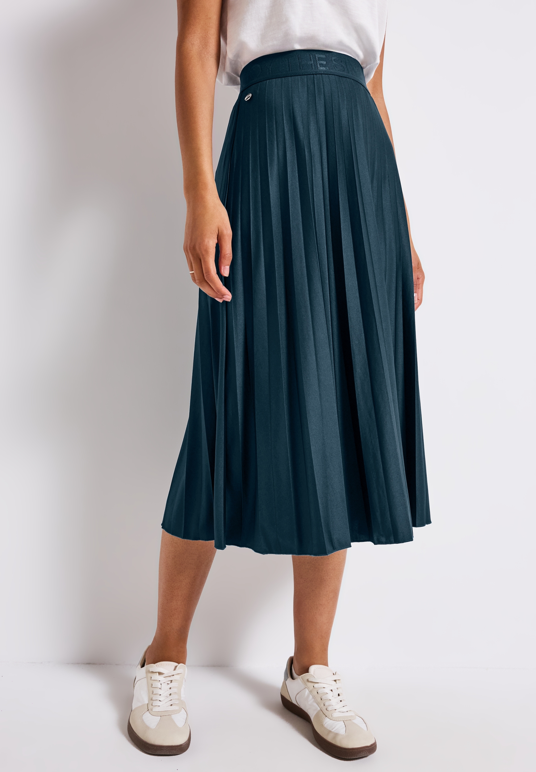 Midi skirt Plissée solid #3