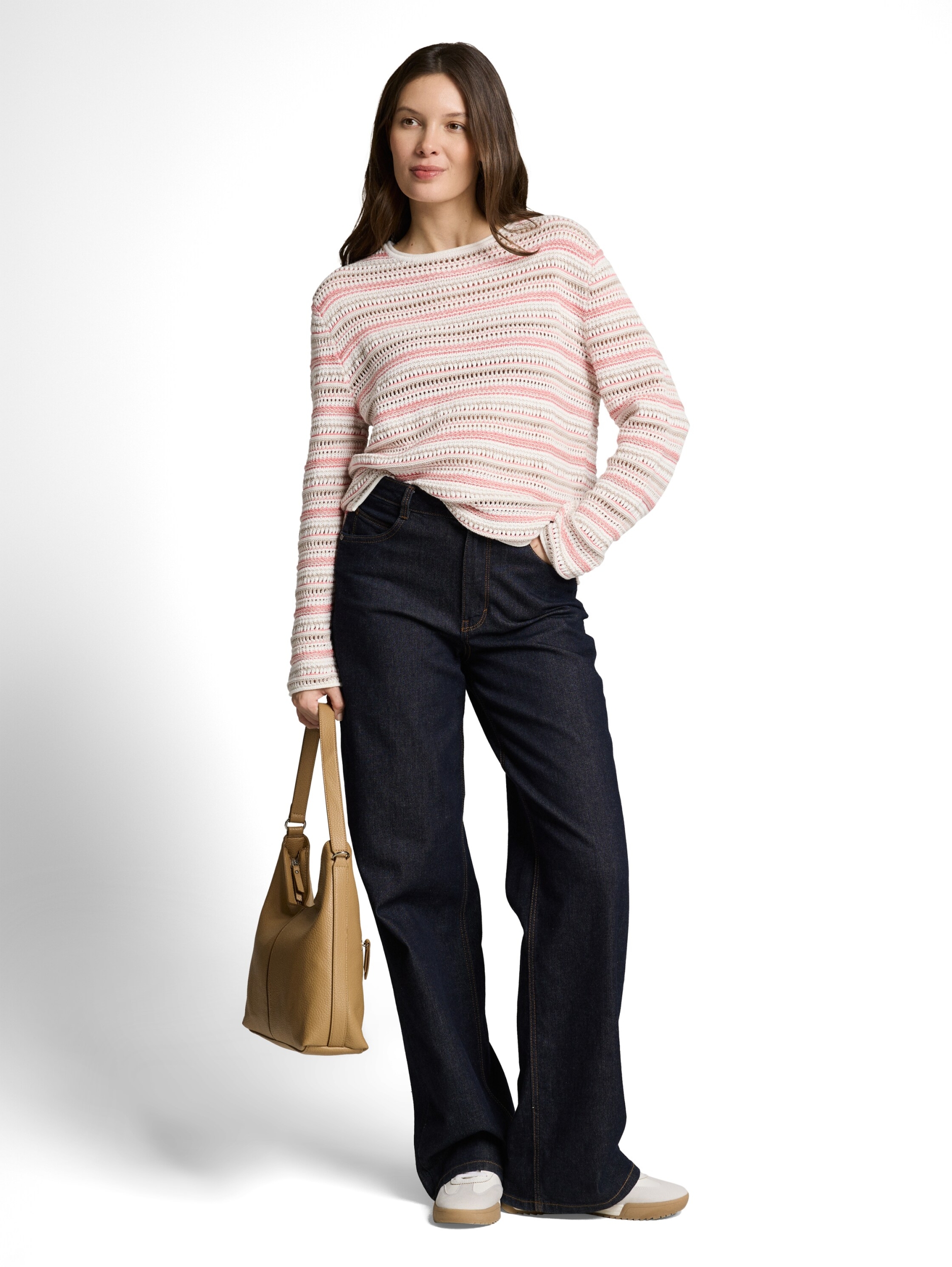 knit structured stripe sweater #3