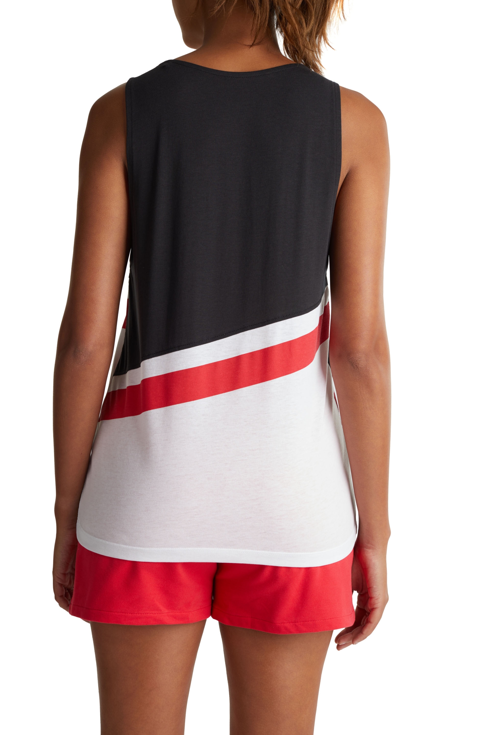 Jersey-Top mit Streifen #2