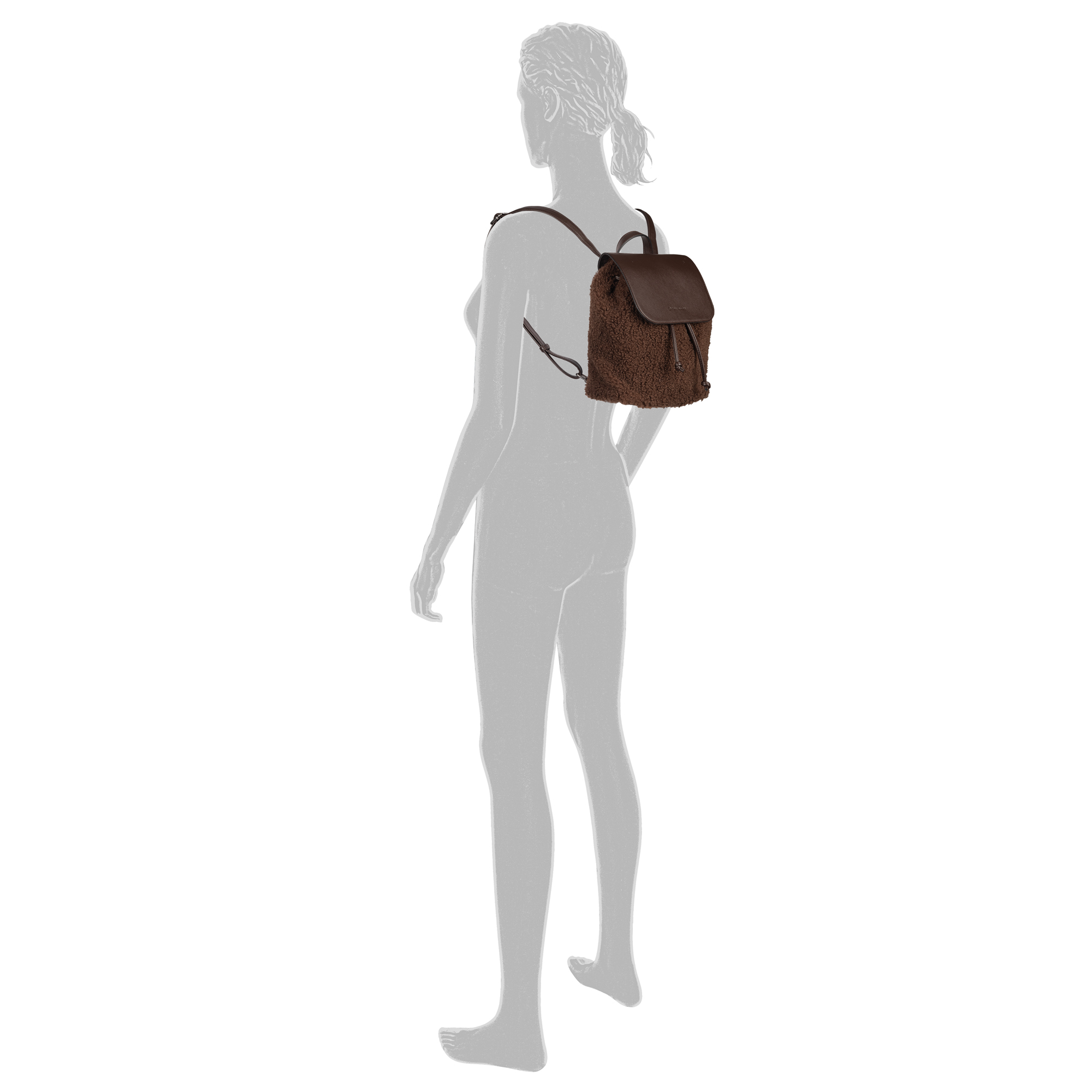 Zelina, Backpack S, dark brown #4