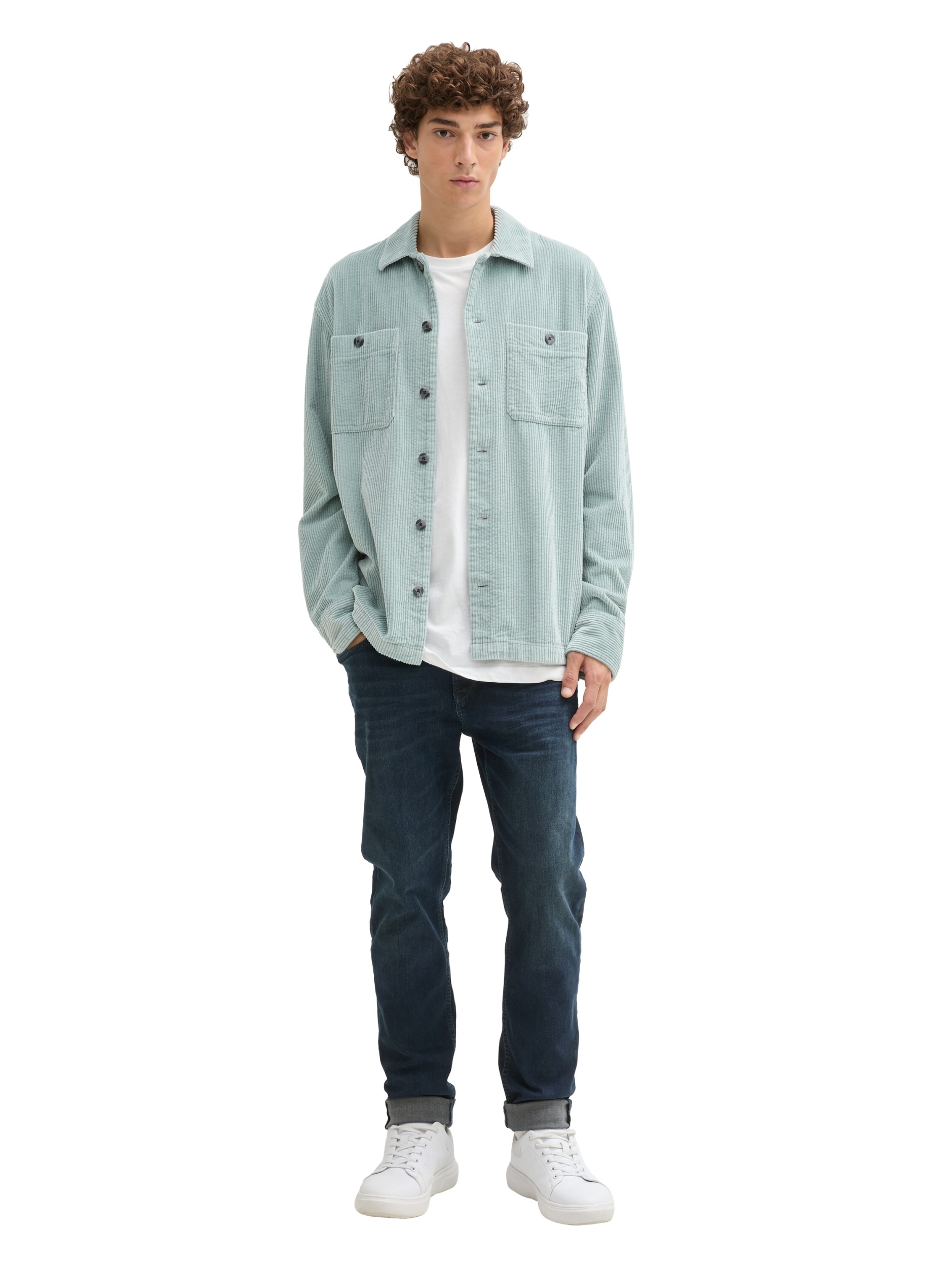 Relaxed Cord Overshirt #3