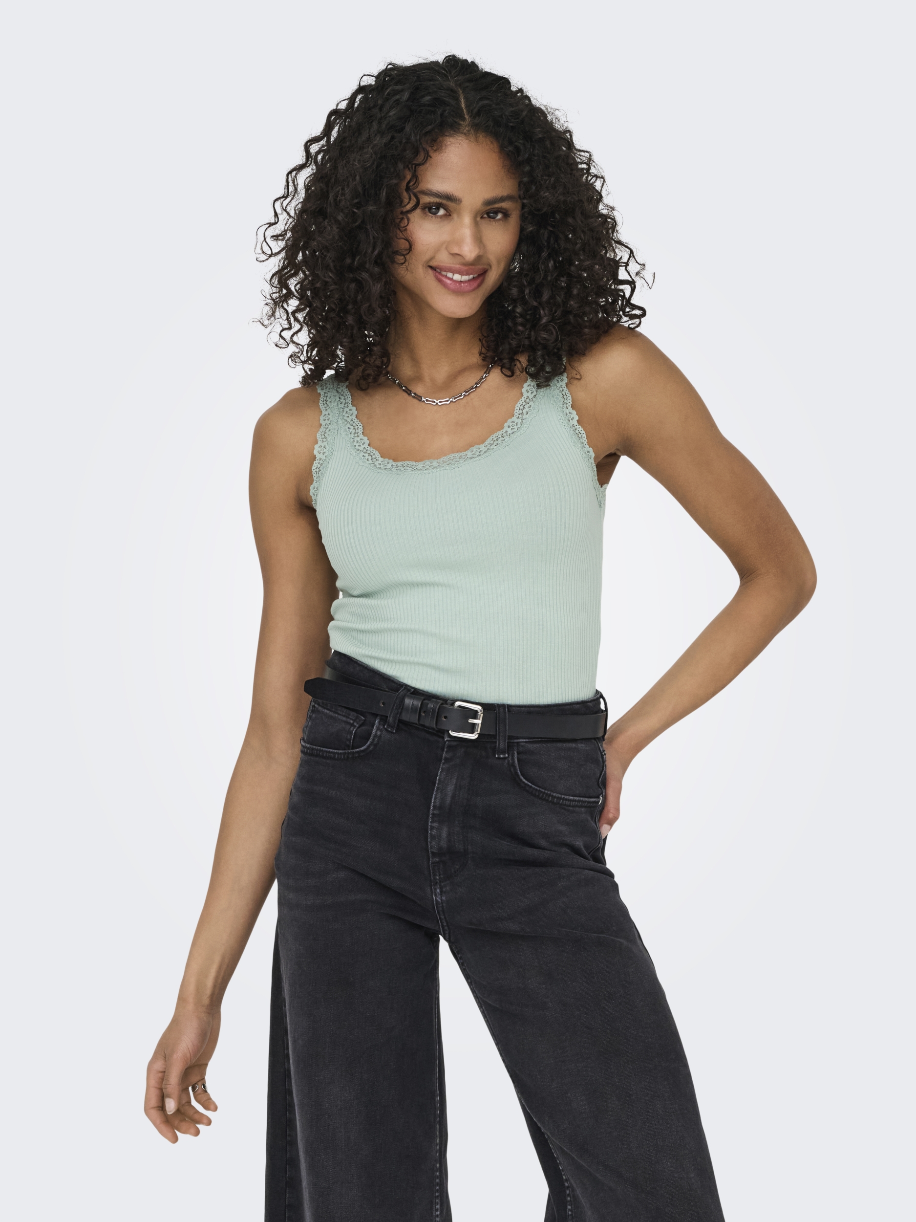 ONLSARA SHARAI LACE TANK TOP JRS NOOS #3