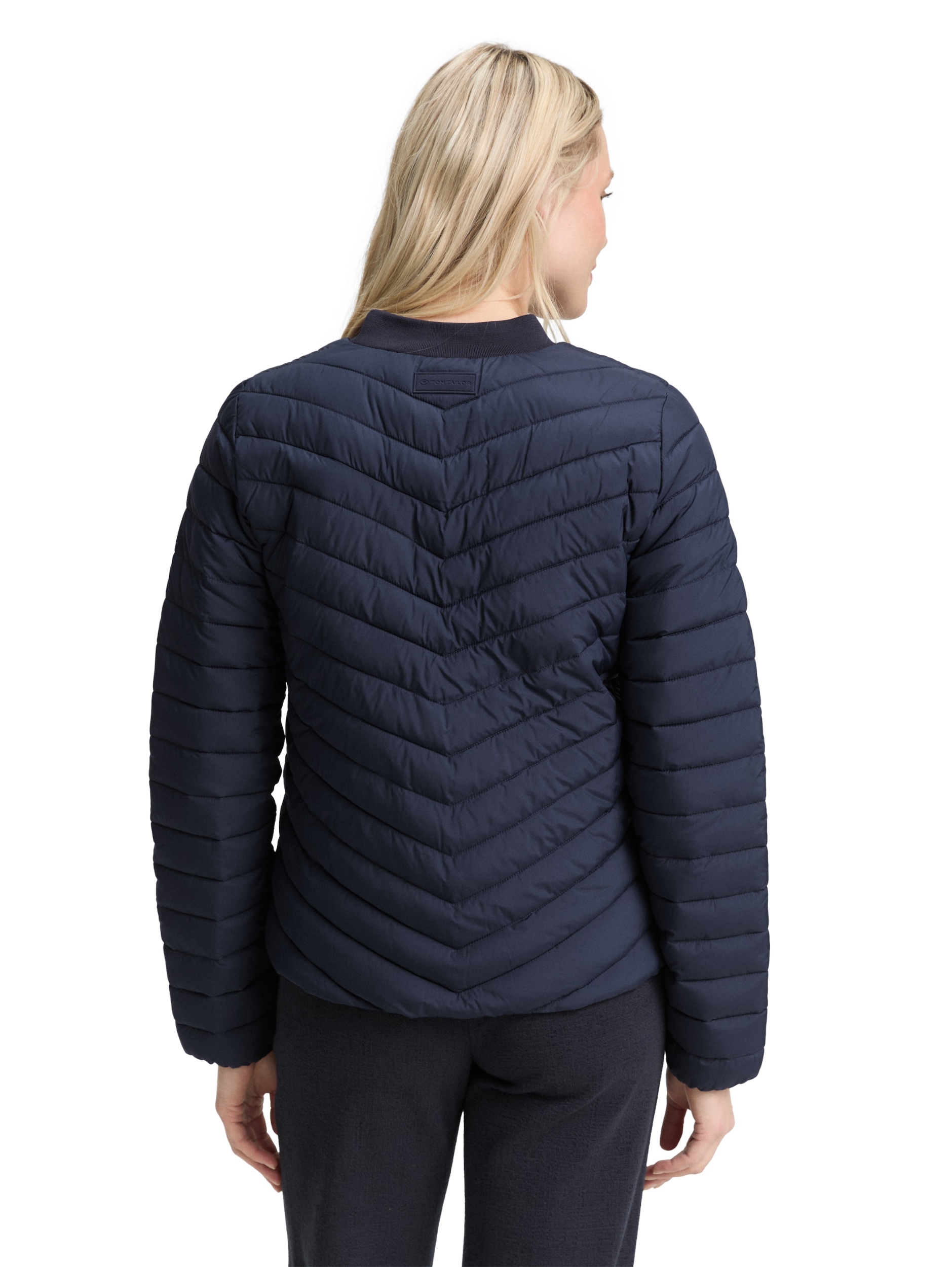 padded bomber collar jacket #4
