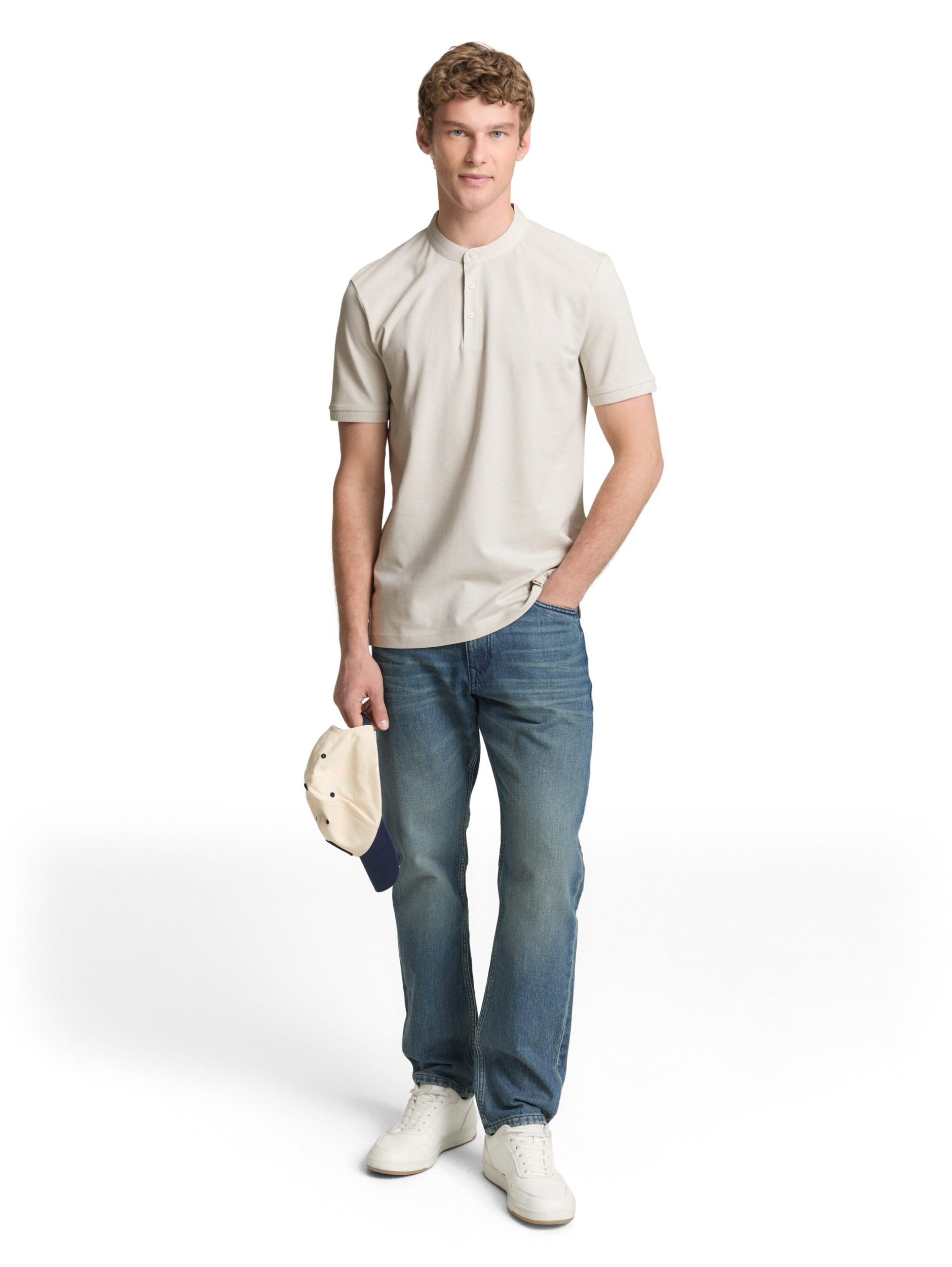 stand up collar polo #3