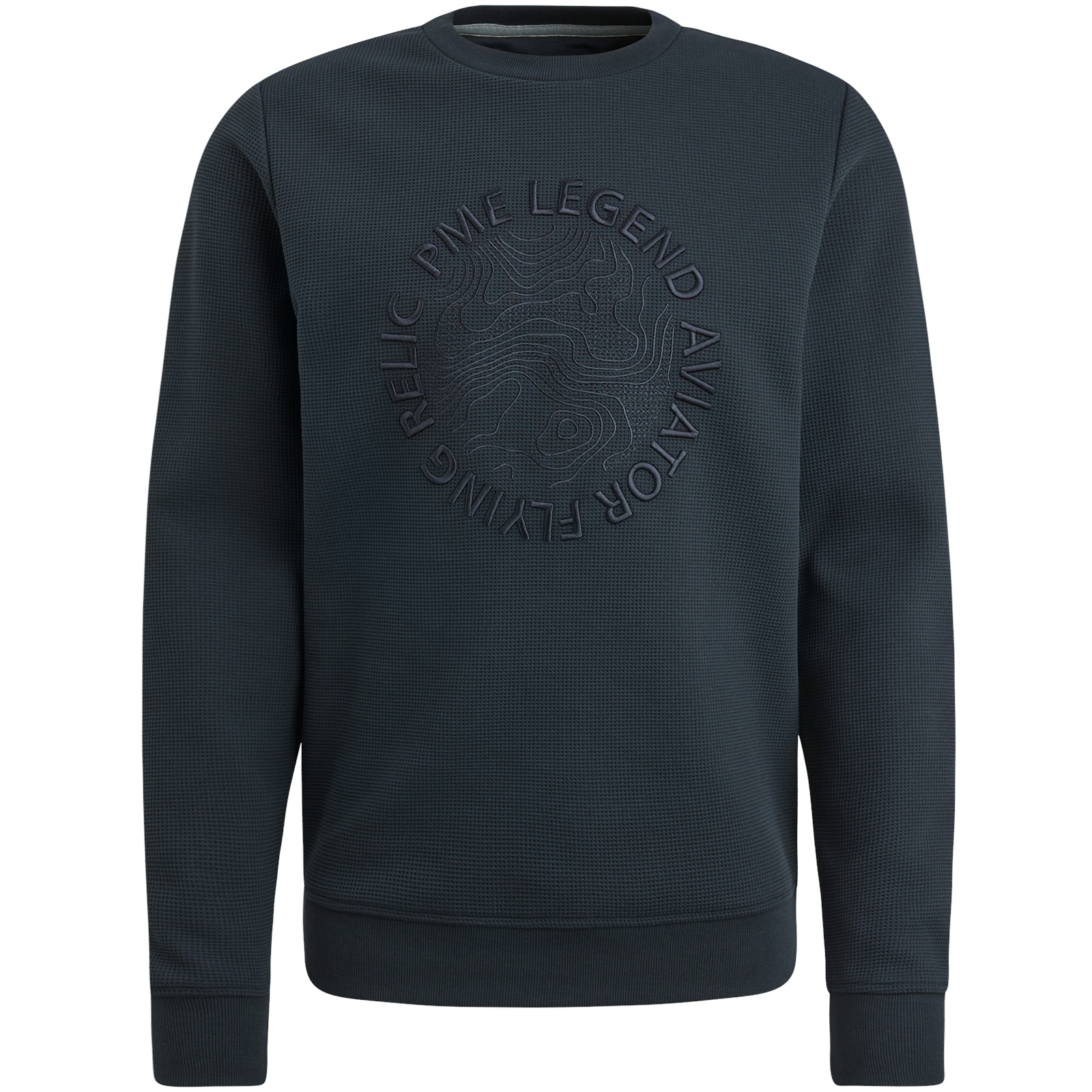 Crewneck waffle jersey #1