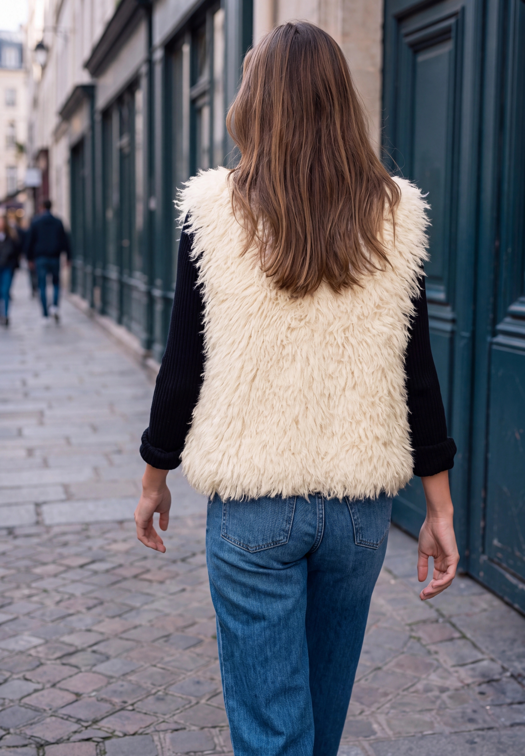 Studio Fake Fur Vest #4