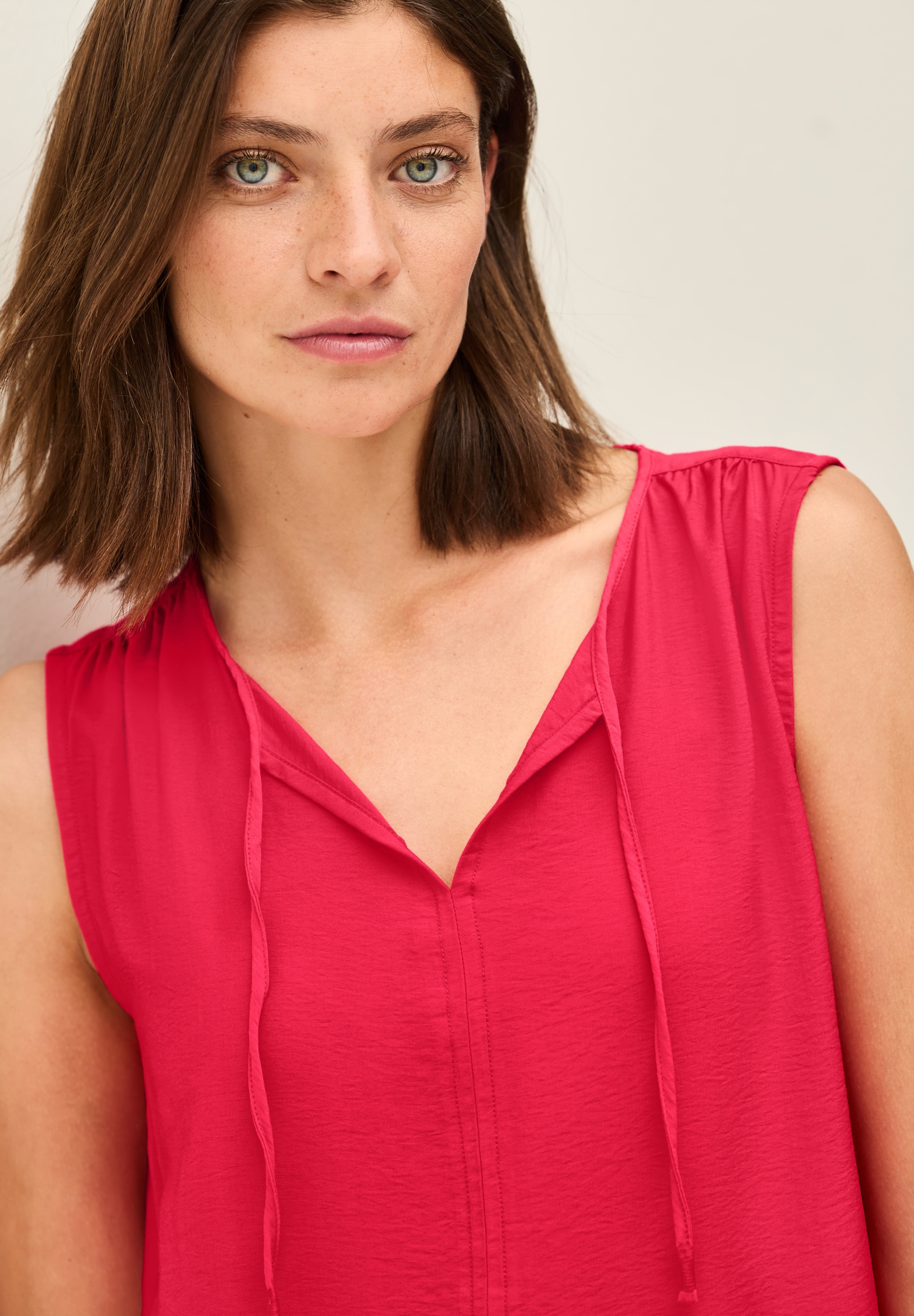 TOS Solid Softwave Dress #6