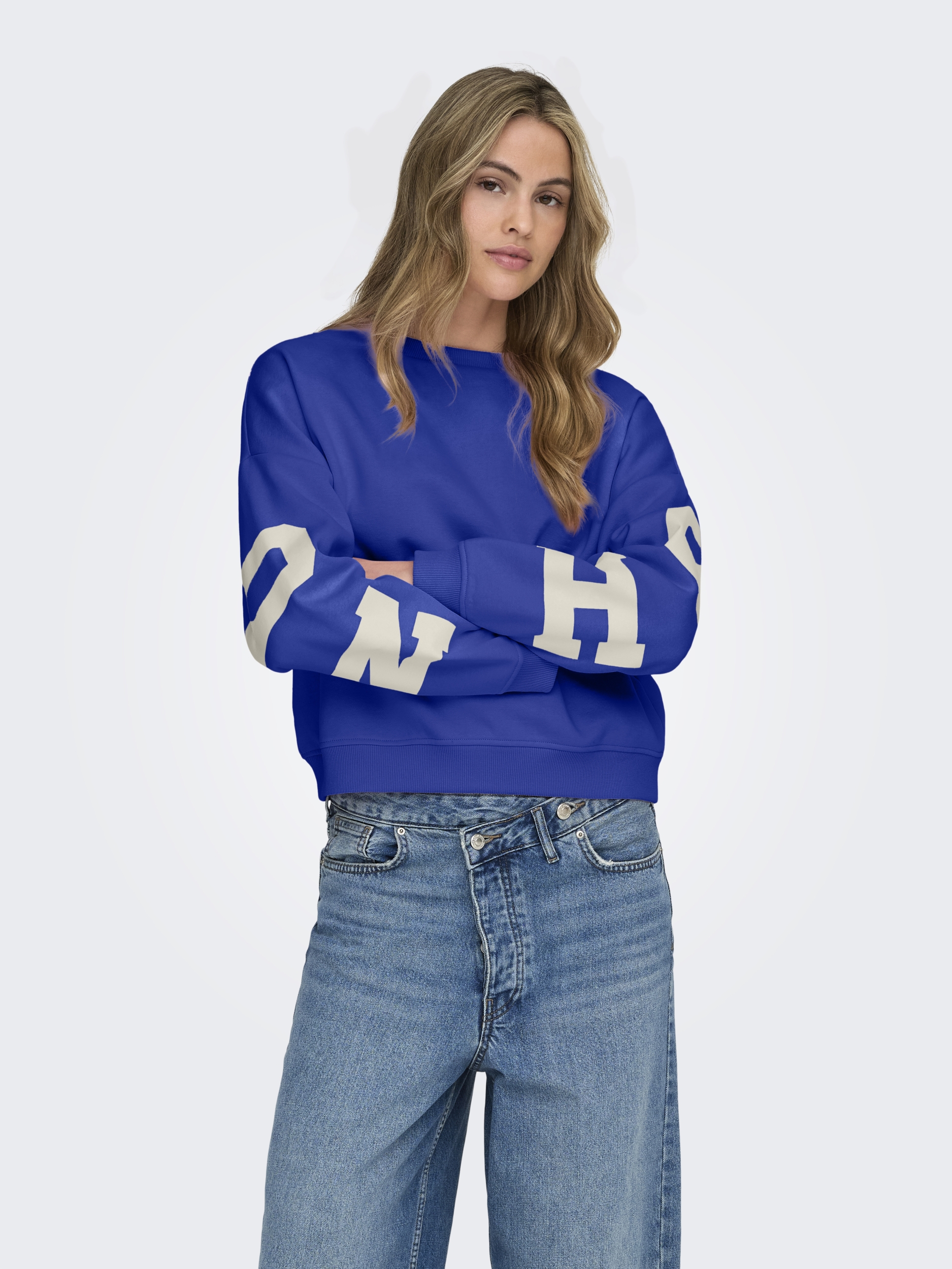 ONLSWEAT L/S BACK/SLEEVE PRINT SWTNOOS #1