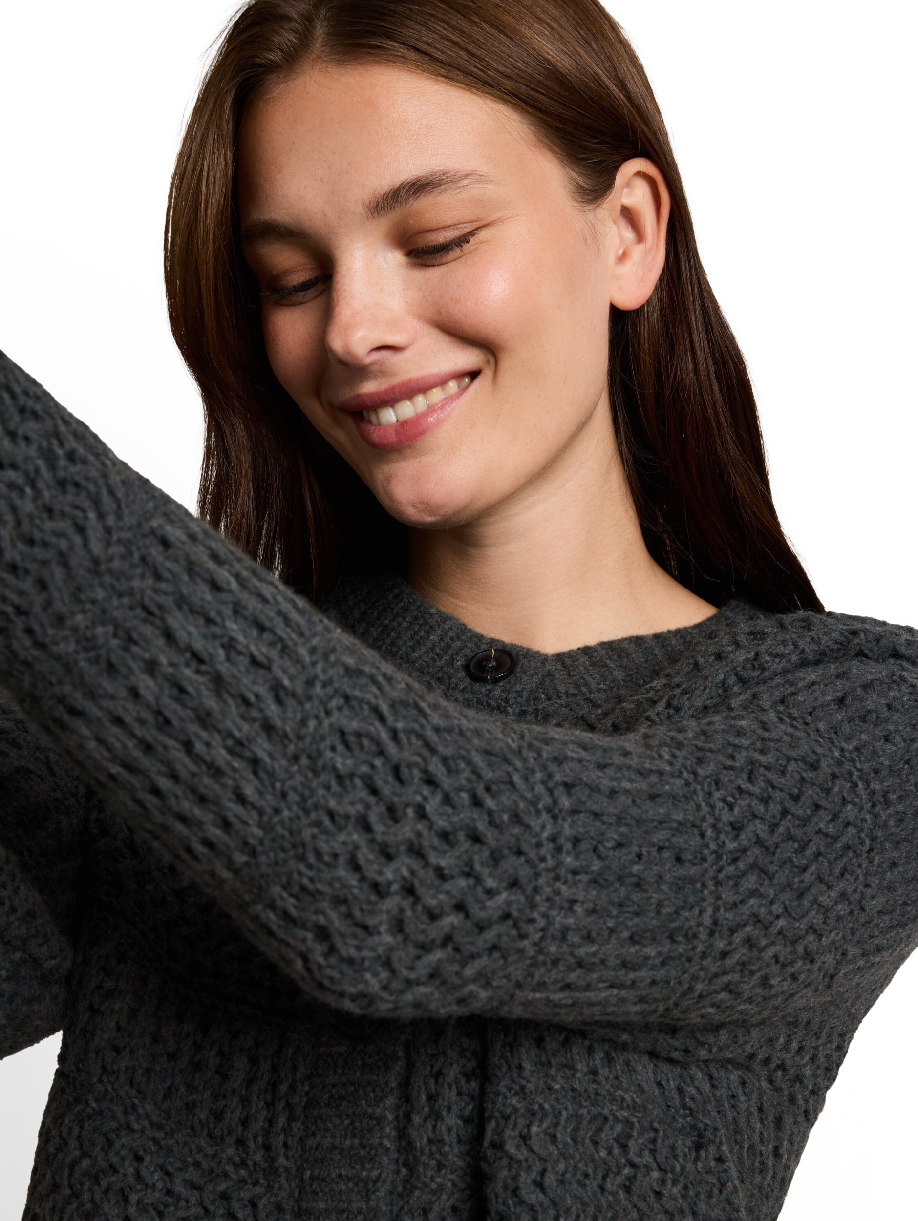 knit chunky structured cardiga #6
