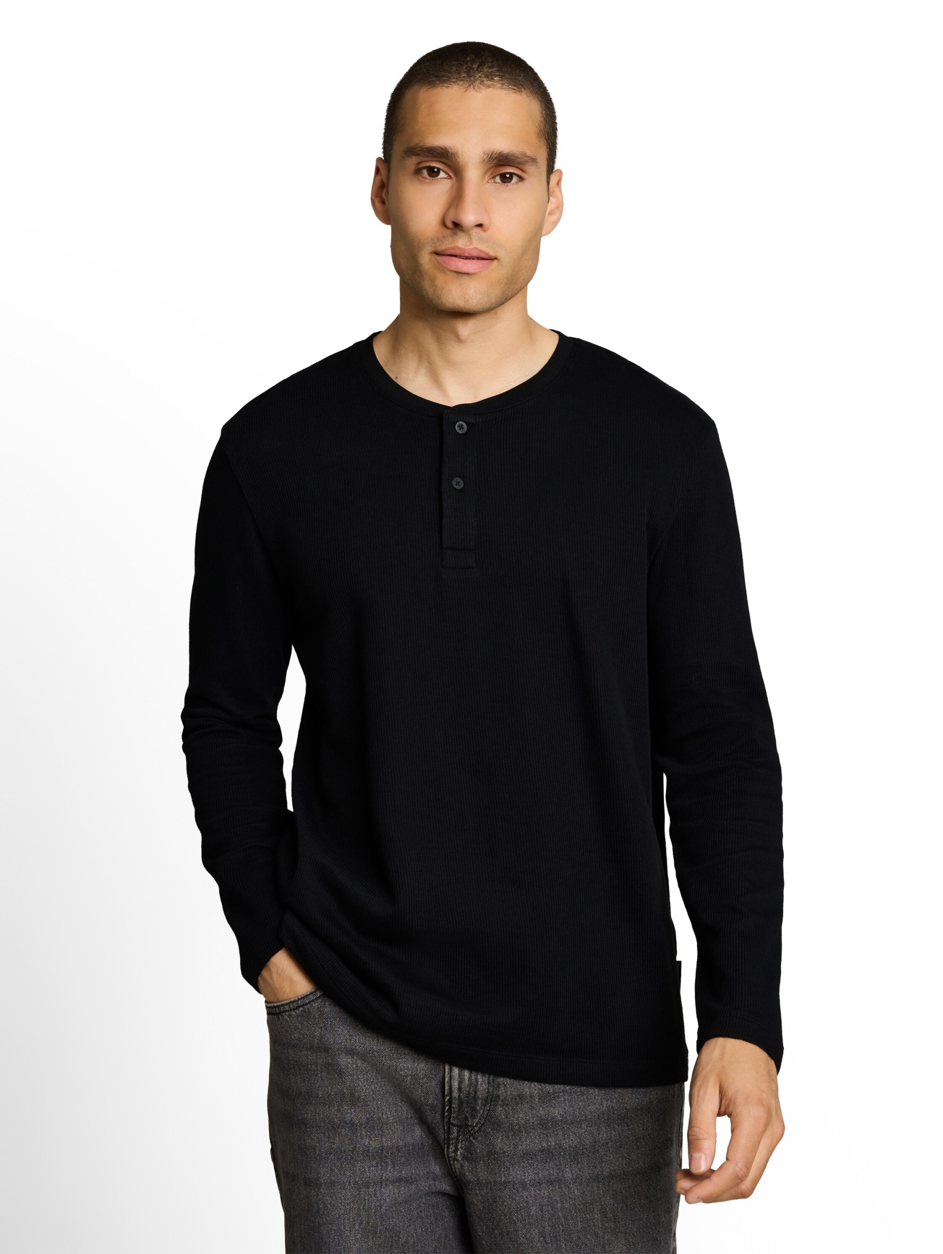 structured henley longsleeve #6